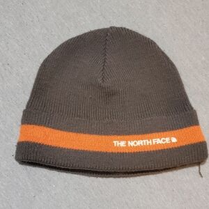 The North Face Adult Brown & Orange Beanie